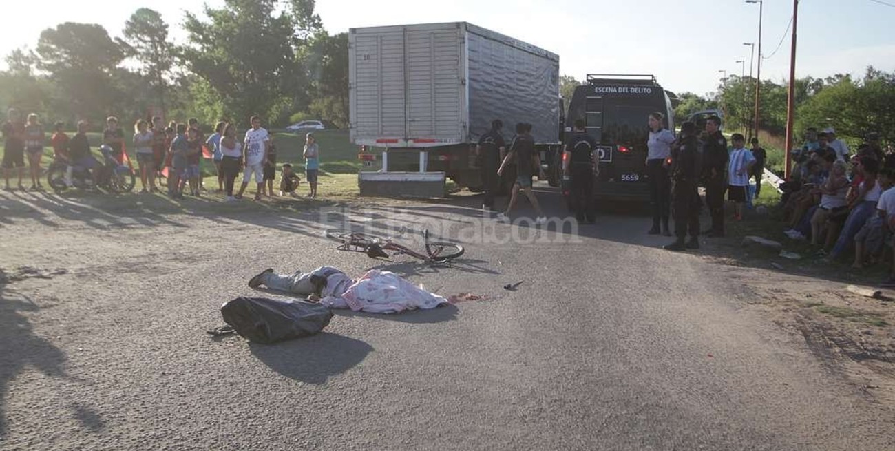 Un ciclista murió atropellado