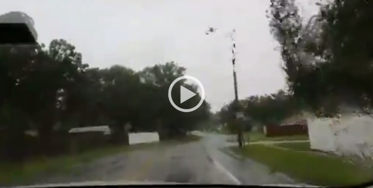 Video: un santafesino en la zona del huracán Irma