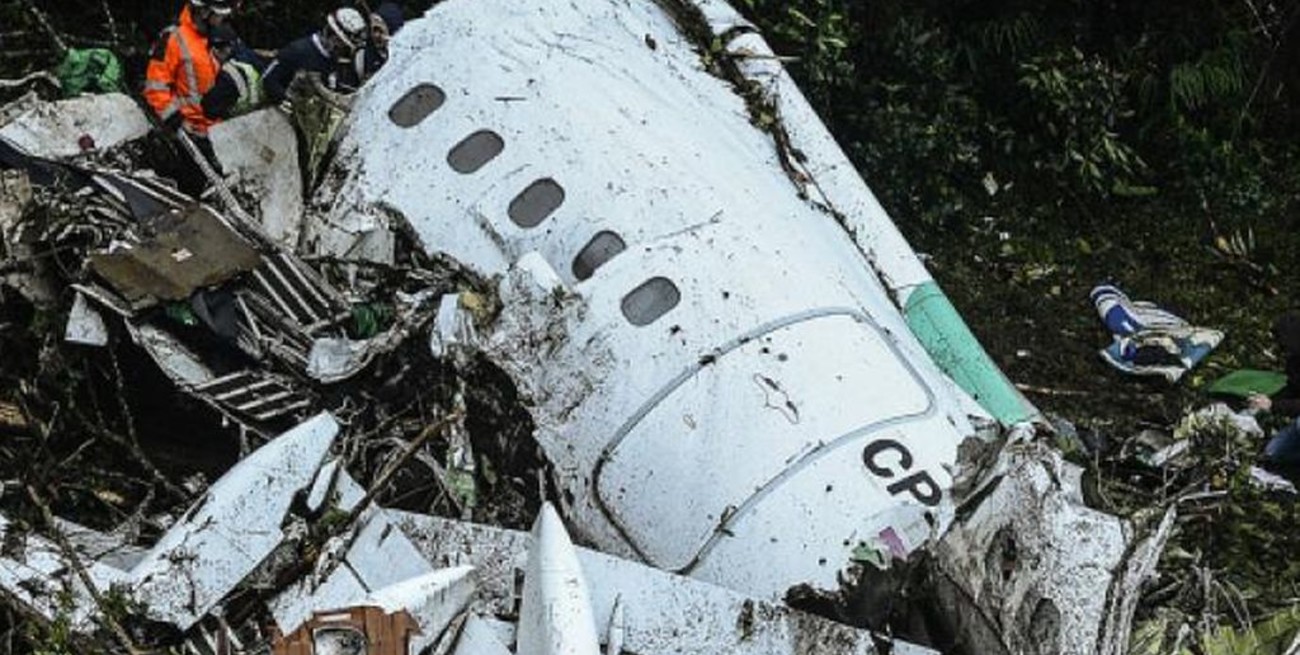 Confirmaron que la falta de combustible causó la tragedia de Chapecoense