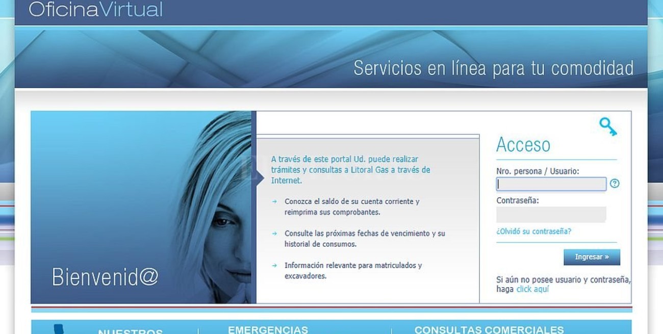 Litoral Gas pone en marcha la factura digital