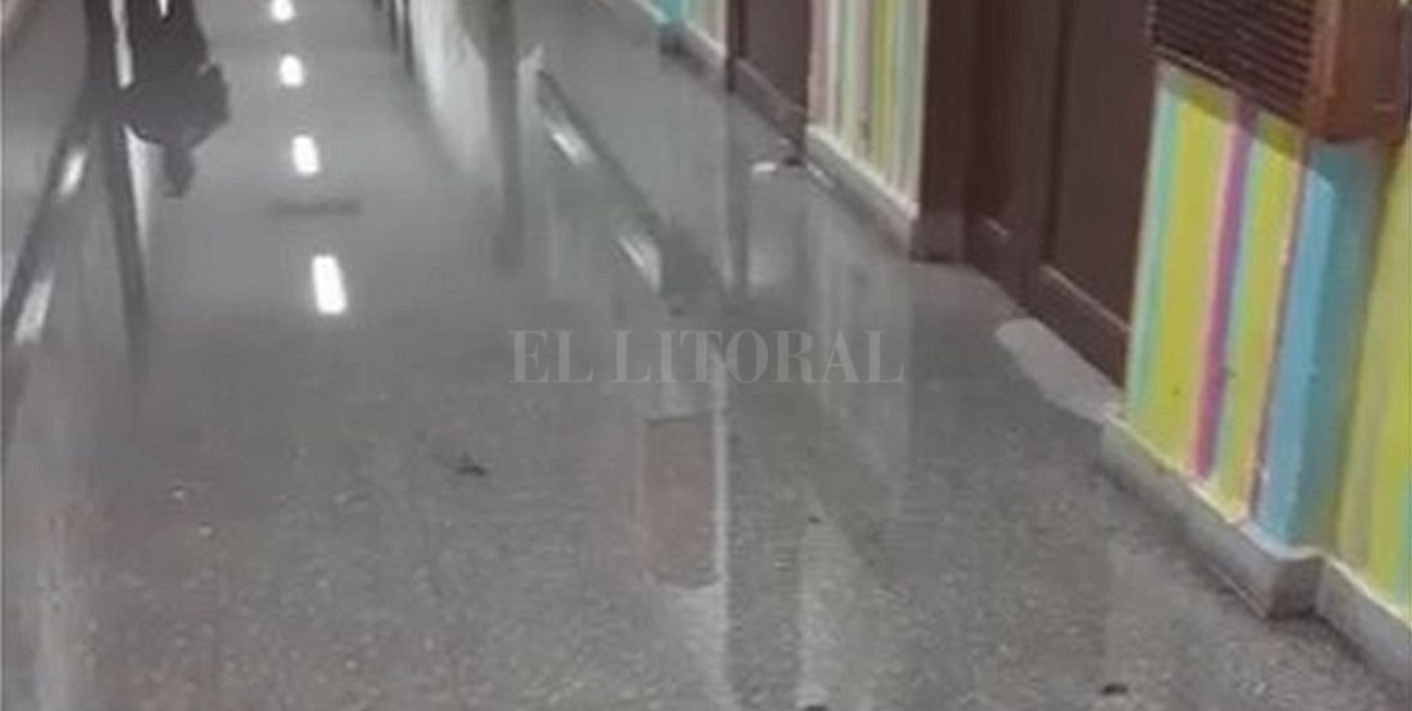 Advierten por filtraciones en el hospital Orlando Alassia