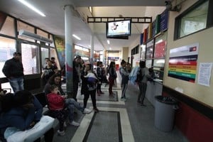 Guillermo Di Salvatore Un tema que preocupa es el aumento de las consultas en los consultorios y guardias, como la del Hospital Alassia, por el temor que tiene la gente.