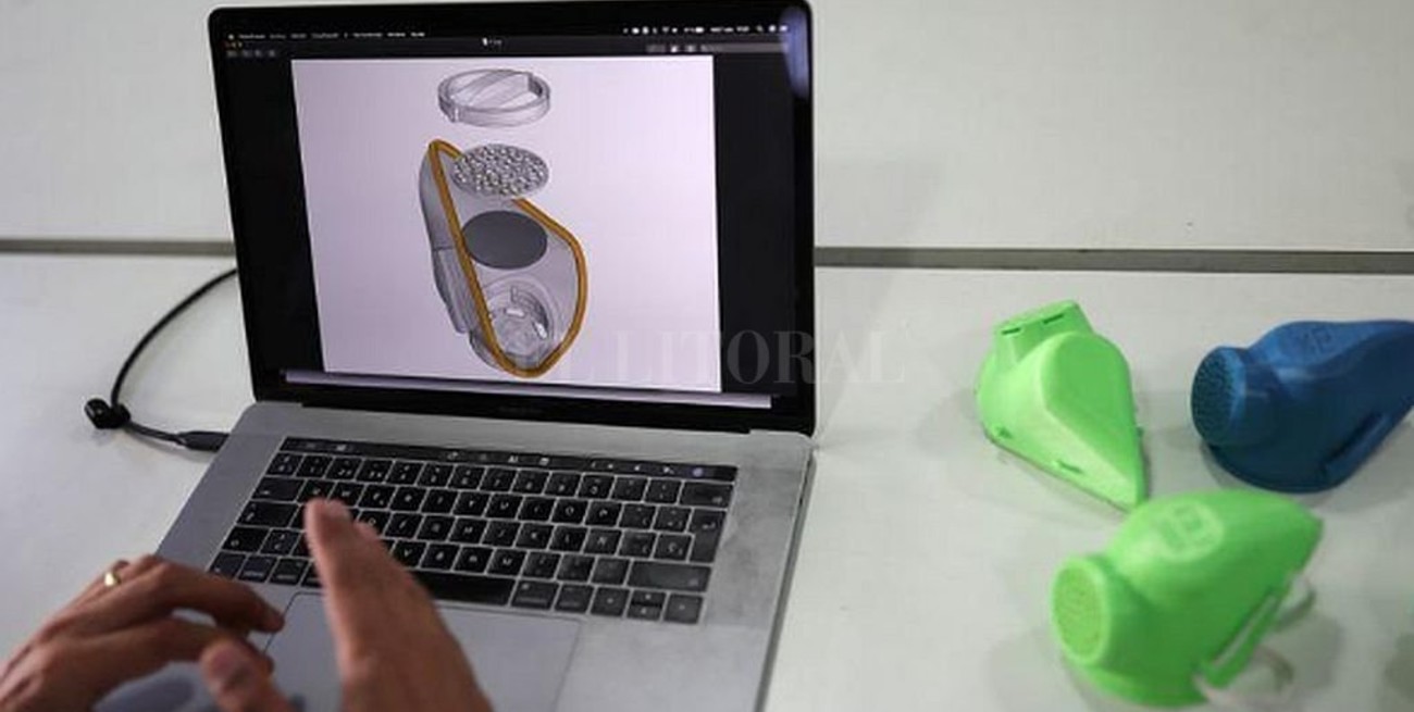 Chile desarrolló una máscara sanitaria 3D de cobre esterilizable