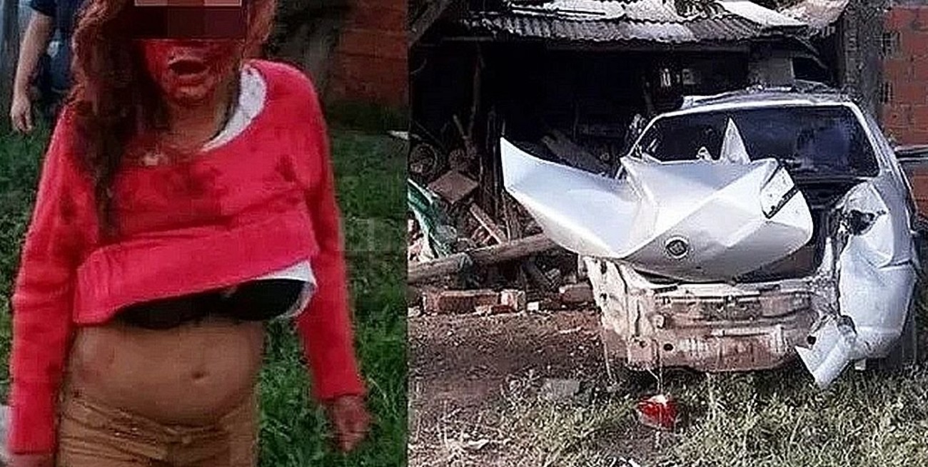 Embarazada robó un remis y mató a un motociclista que atropelló en su huída