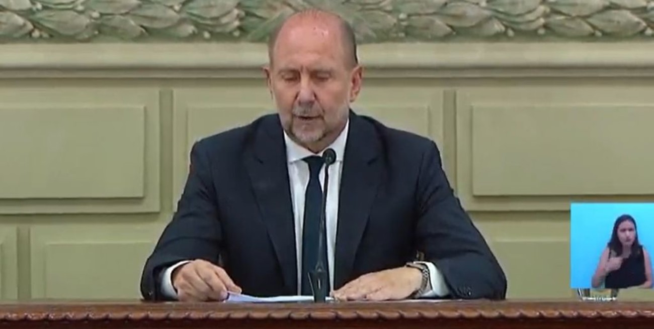 Las frases destacadas del discurso de Perotti