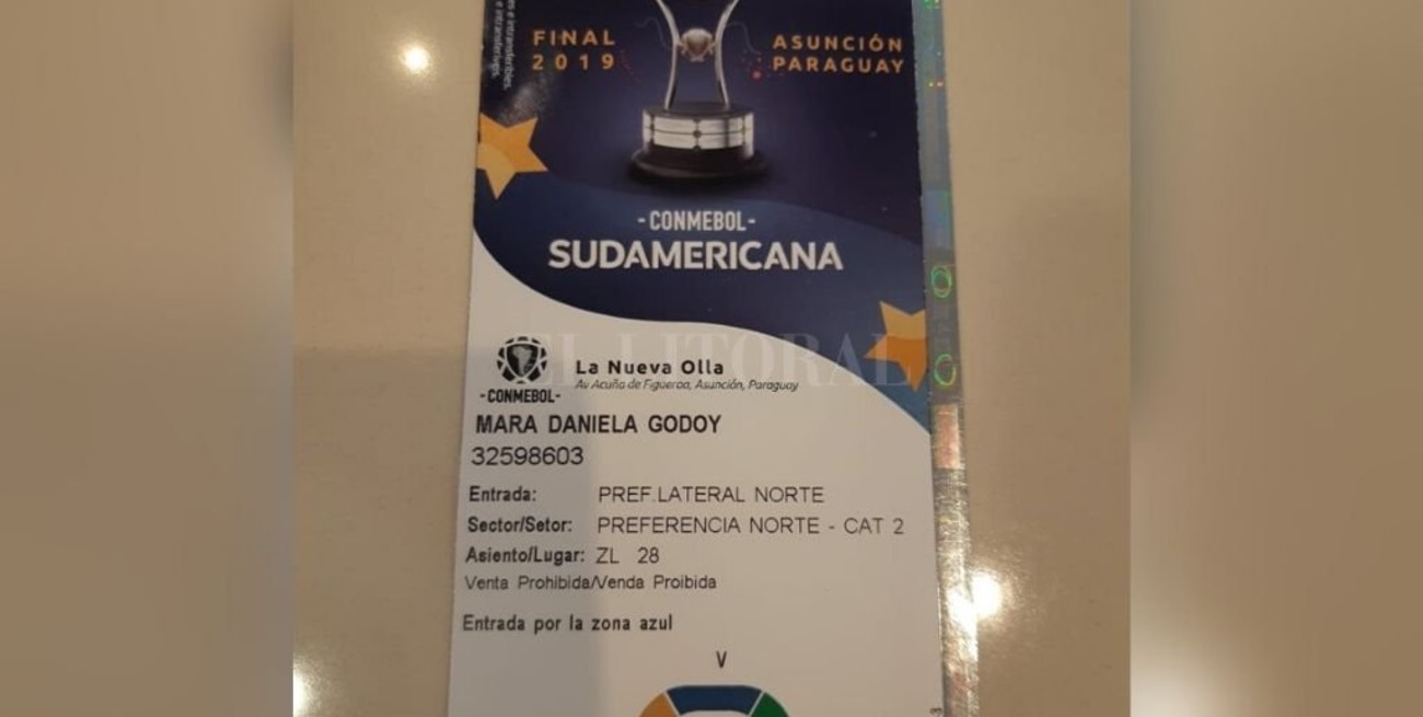 Colón: Se olvidó su entrada para la final en una estación de servicio