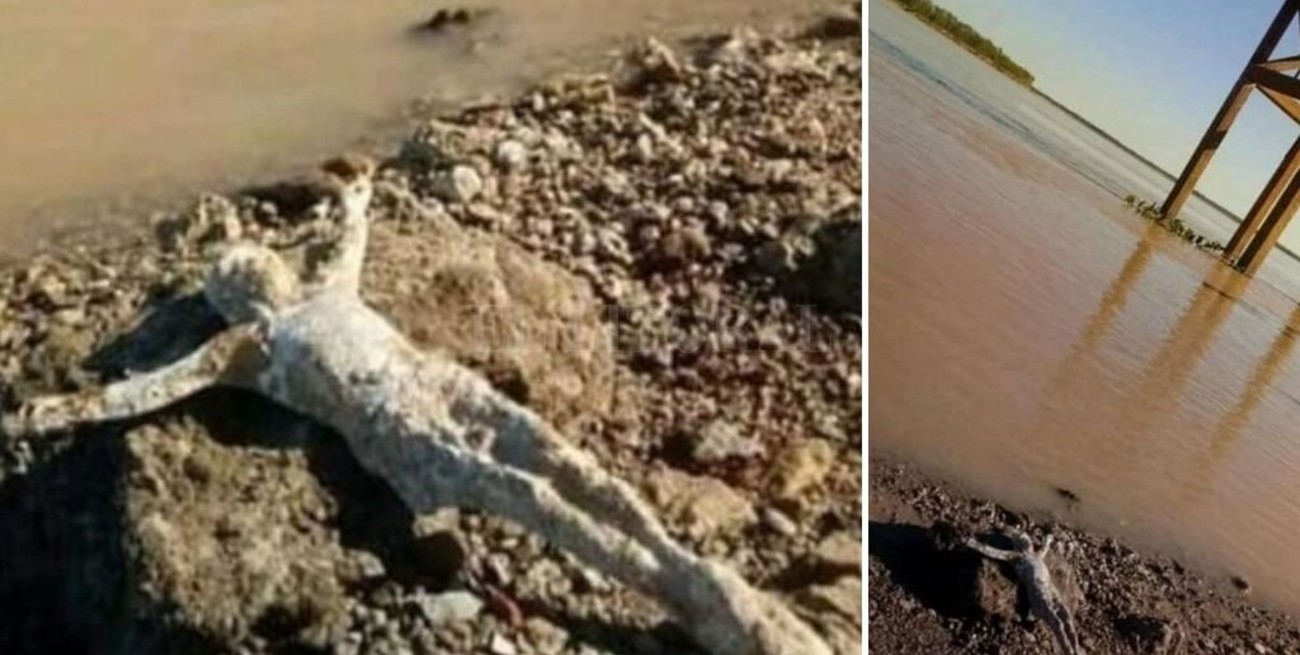 Apareció el "Cristo del Río"