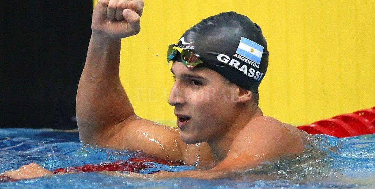 Santiago Grassi debuta en el Mundial de Natación de Budapest