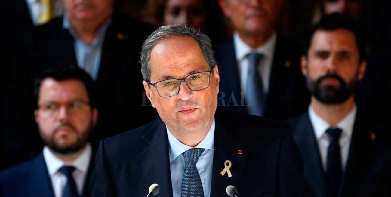 El presidente catalán Quim Torra pide "amnistía" para los condenados