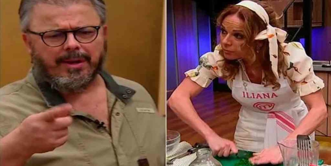 "MasterChef Celebrity": Iliana Calabró, enfurecida con Donato De Santis