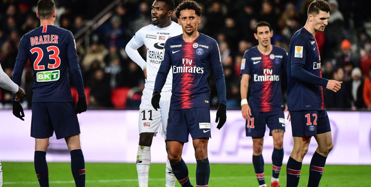 El último de la liga eliminó al PSG de la Copa de Francia en cuartos de final
