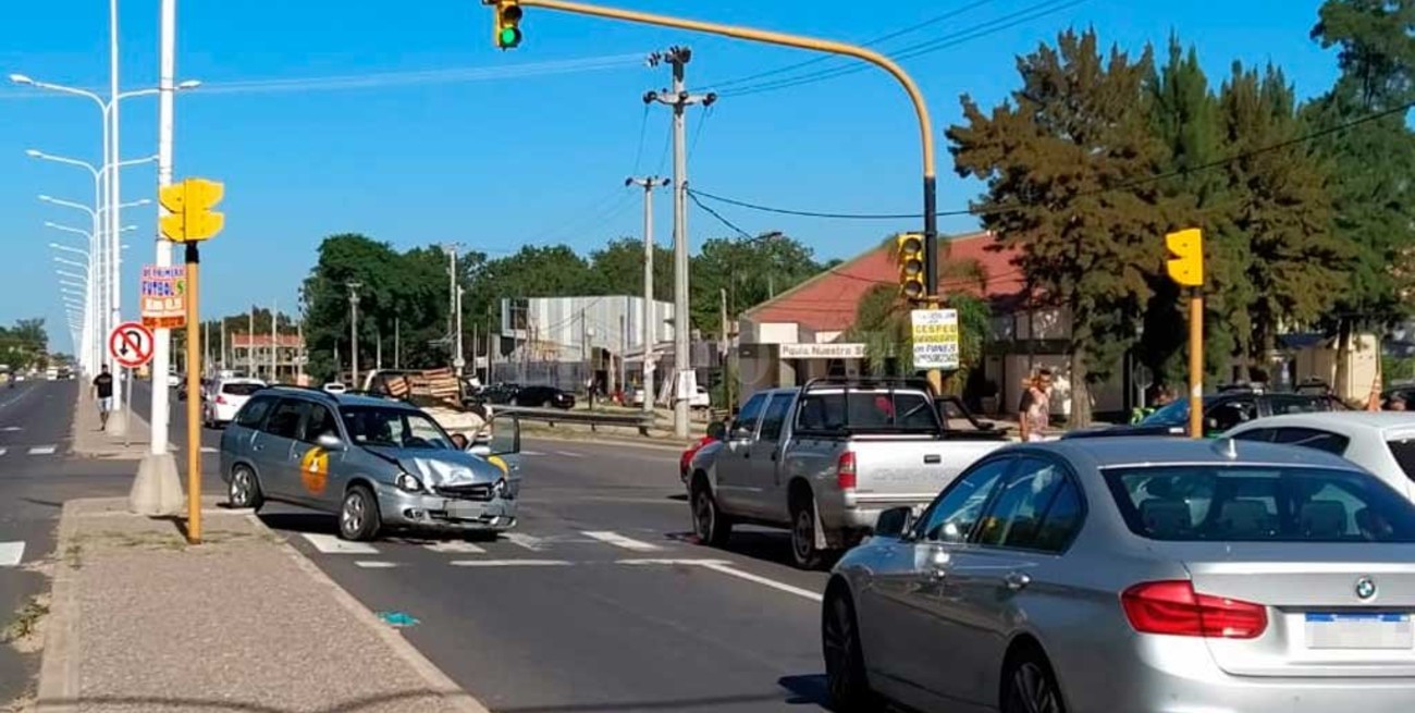 Uno más: choque sin lesionados en la Ruta 1