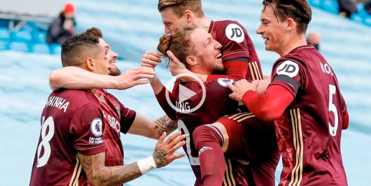 Agónico triunfo de Leeds ante Manchester City