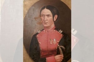 Gentileza Retrato de autor anónimo que representa a Juana Azurduy en su madurez (hacia 1857). Salón de Espejos de la Alcaldía de Padilla -Chuquisaca- Bolivia.