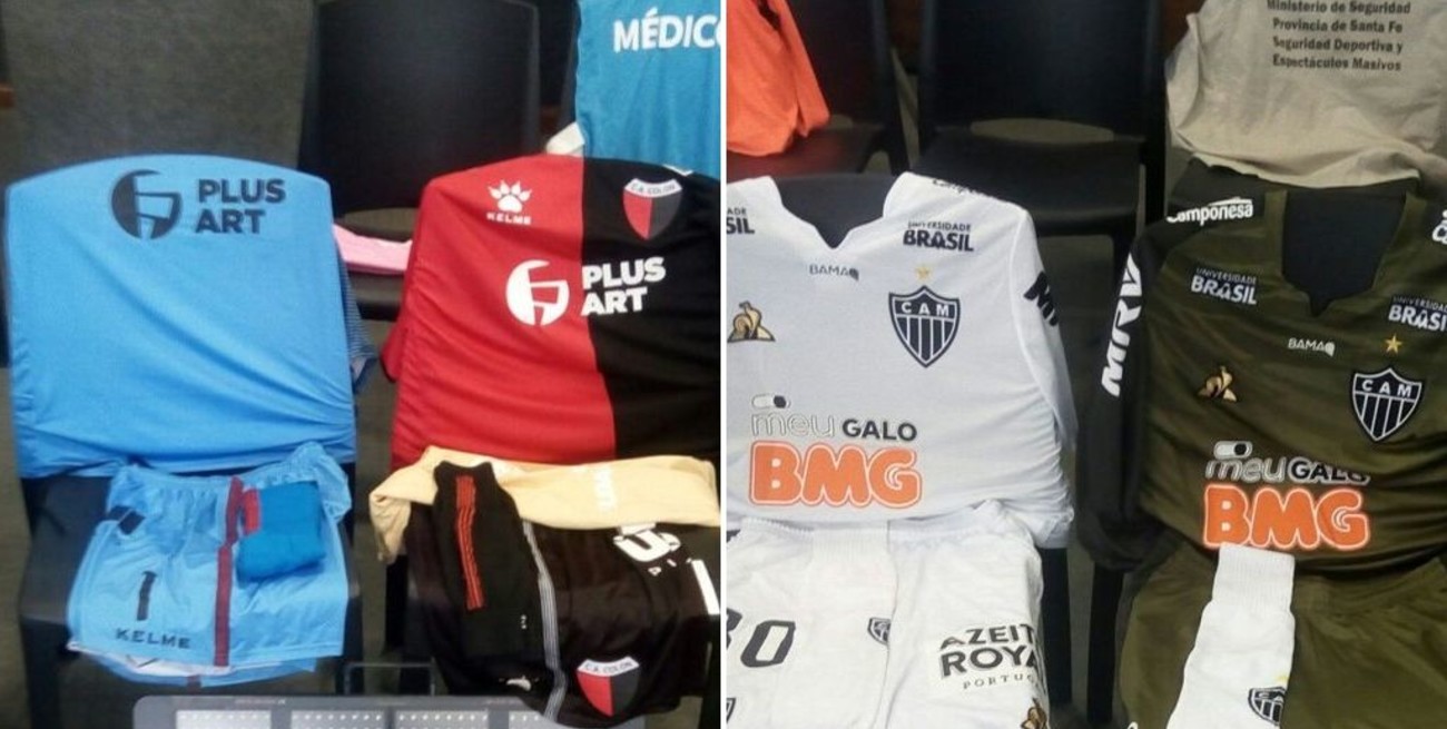 Colón jugará con la camiseta roja y negra frente a Atlético Mineiro