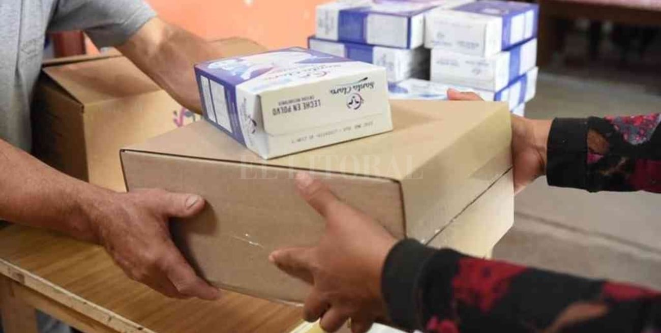 Continúa la entrega de refuerzo alimentario en Rafaela