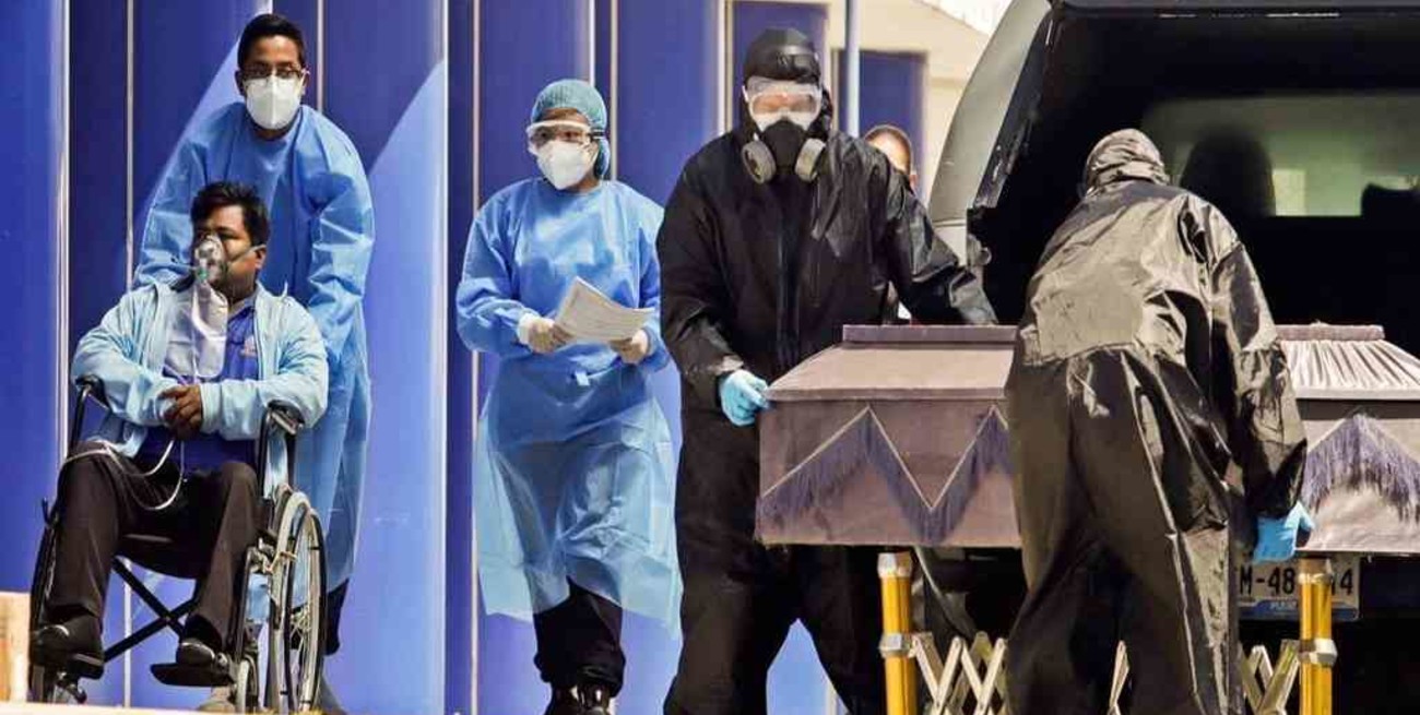 Coronavirus: México tuvo récord de contagios, pero bajan fuertemente las muertes