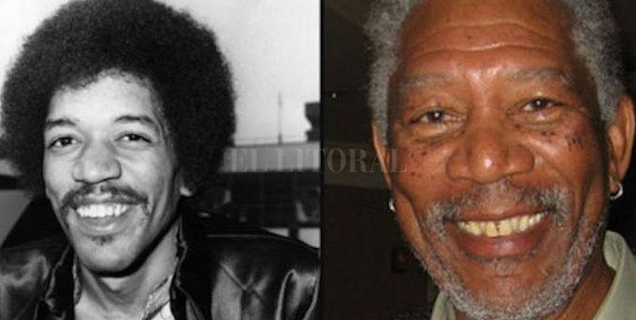 Algunos aseguran que Morgan Freeman es en realidad Jimi Hendrix