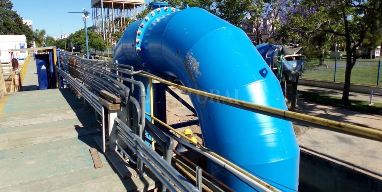 La bajante del río afecta el funcionamiento de la planta de Aguas Santafesinas