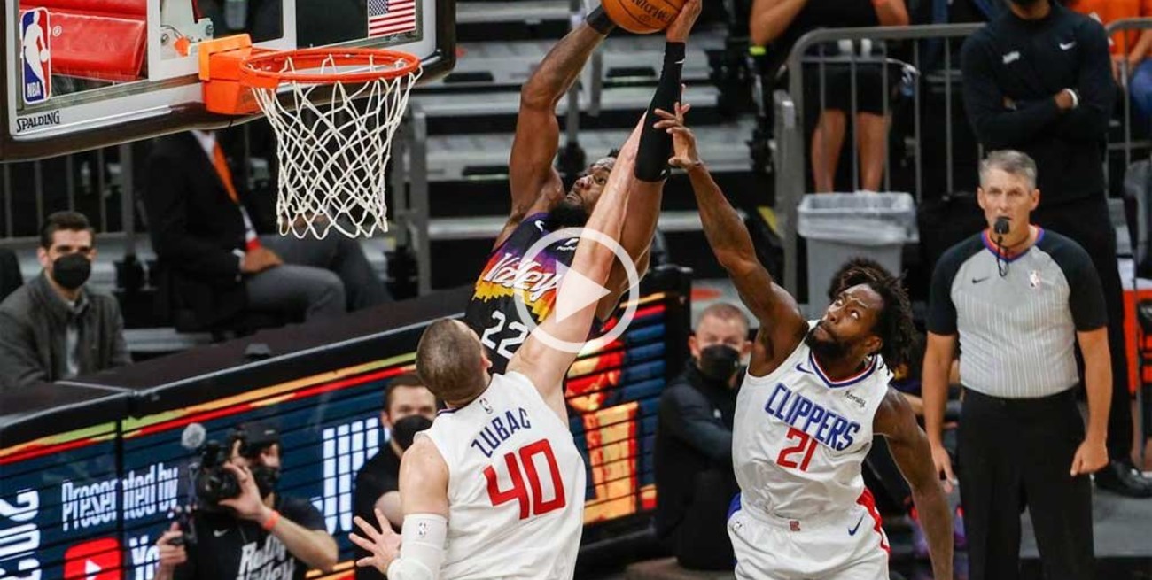 Increíble definición del segundo juego entre Phoenix Suns y Los Ángeles Clippers