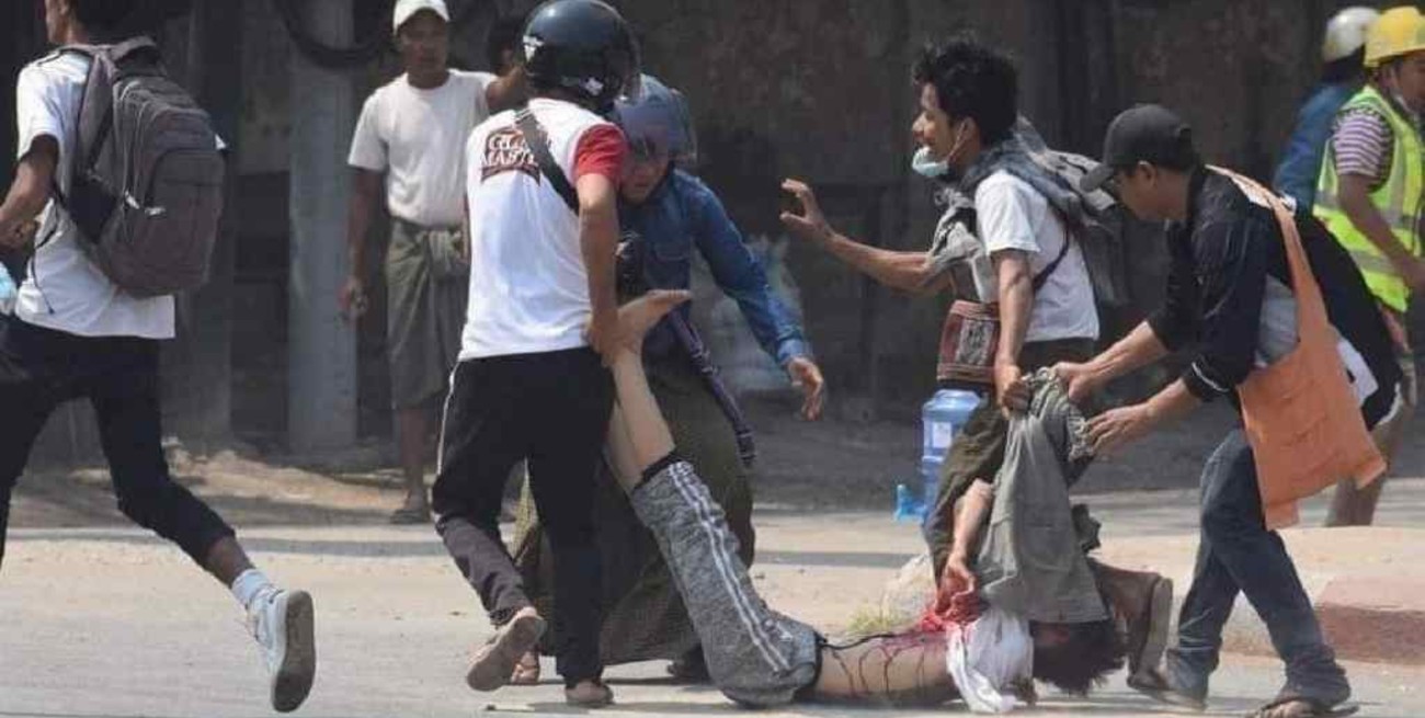 Unánime condena de doce países y la ONU a la cruenta represión a protestas en Myanmar  