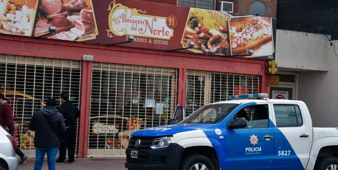 Balearon a un comerciante del centro en un intento de robo