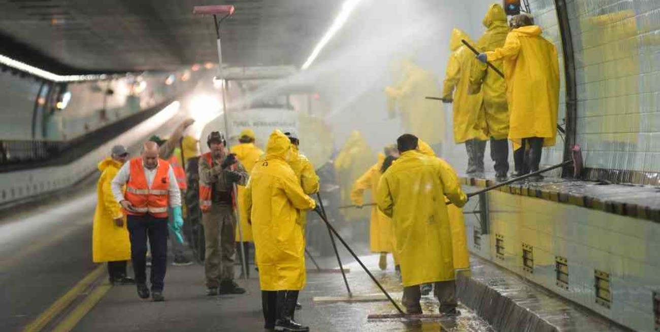 Realizarán tareas de limpieza en el interior del Túnel Subfluvial
