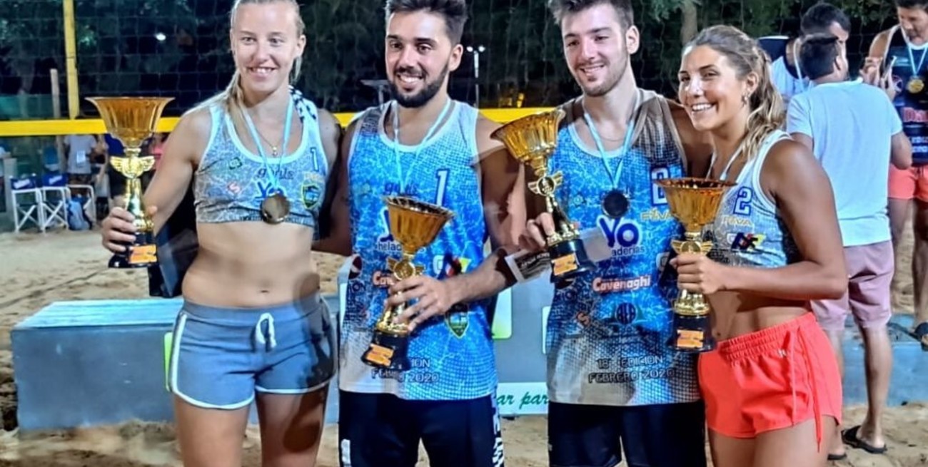 Cerrito tiene nuevos campeones de beach voley