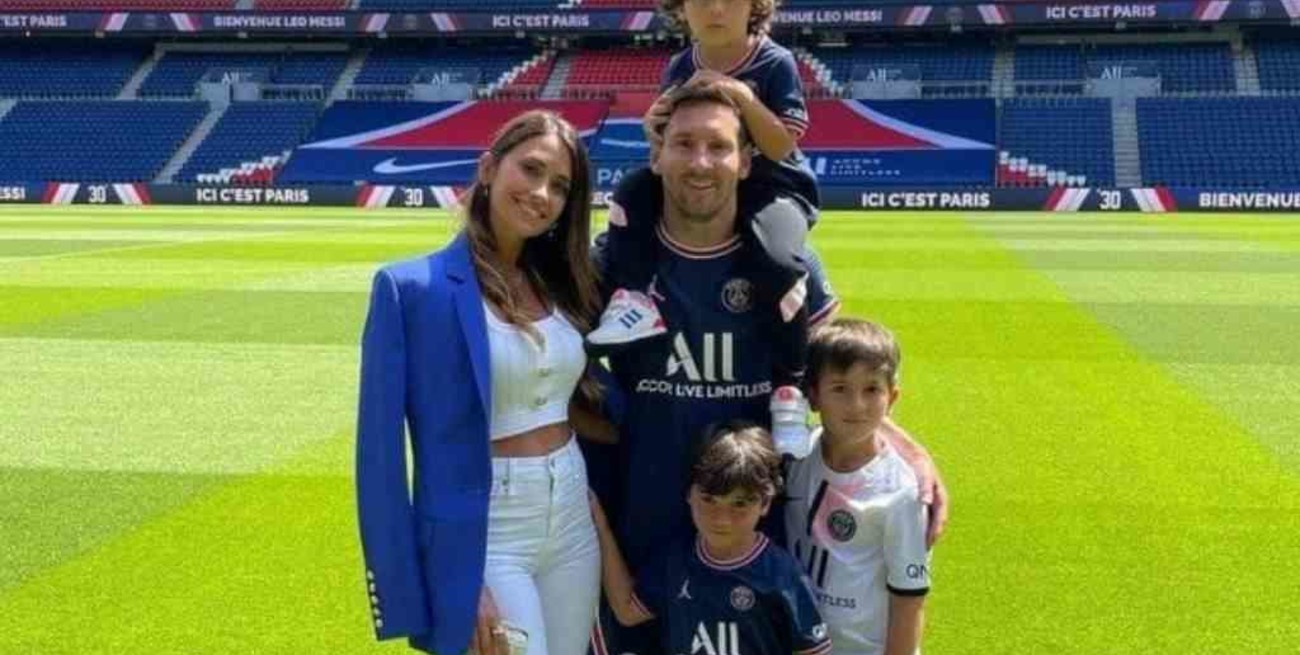 Antonela Roccuzzo, y una dedicatoria muy especial a Lionel Messi tras su presentación oficial en PSG