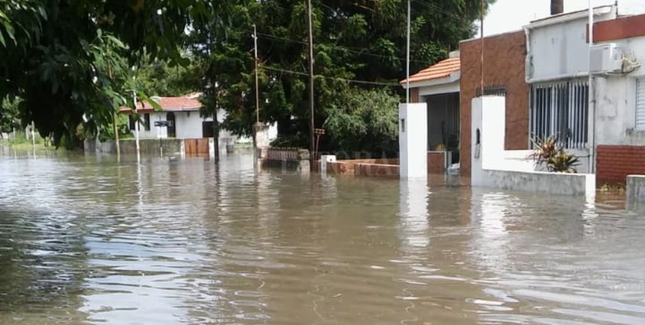 La lluvia también afectó a Coronda