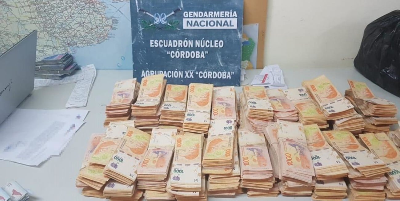 Secuestran más de 13 millones de pesos en Córdoba