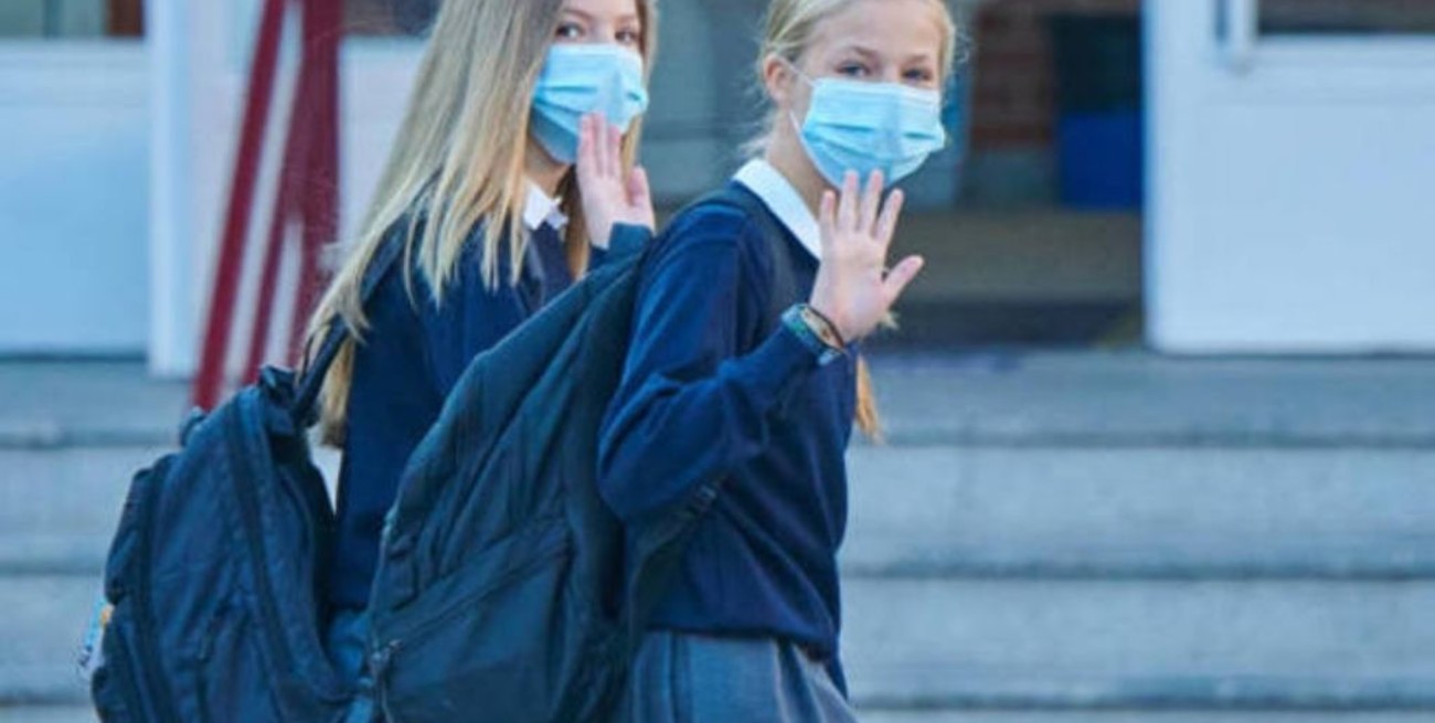 Confinada la clase de la Princesa Leonor  por un positivo de coronavirus