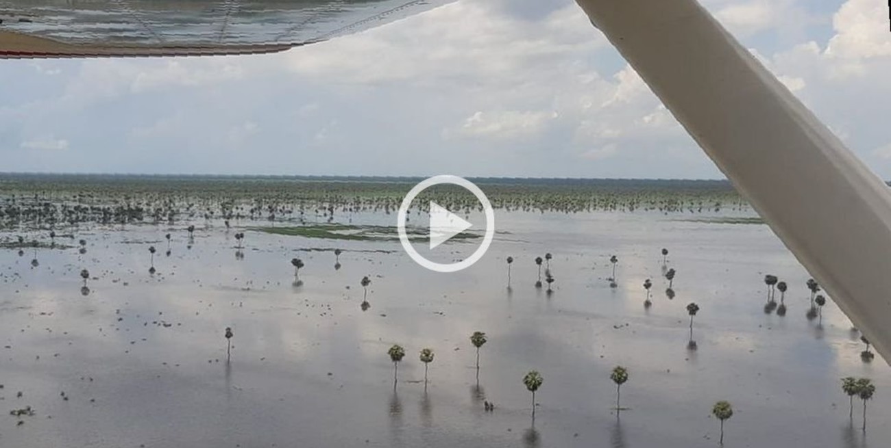 El norte santafesino bajo agua
