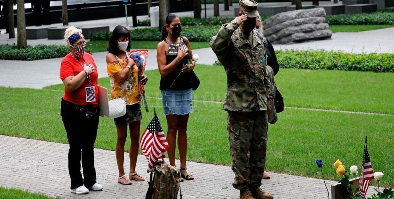  El coronavirus alteró el homenaje a las víctimas del ataque terrorista a las Torres Gemelas