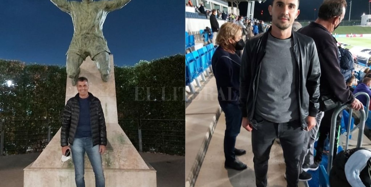 Ver  el "clasiquito" en el Di Stéfano, cerca de Florentino Pérez y sin sacarse el barbijo