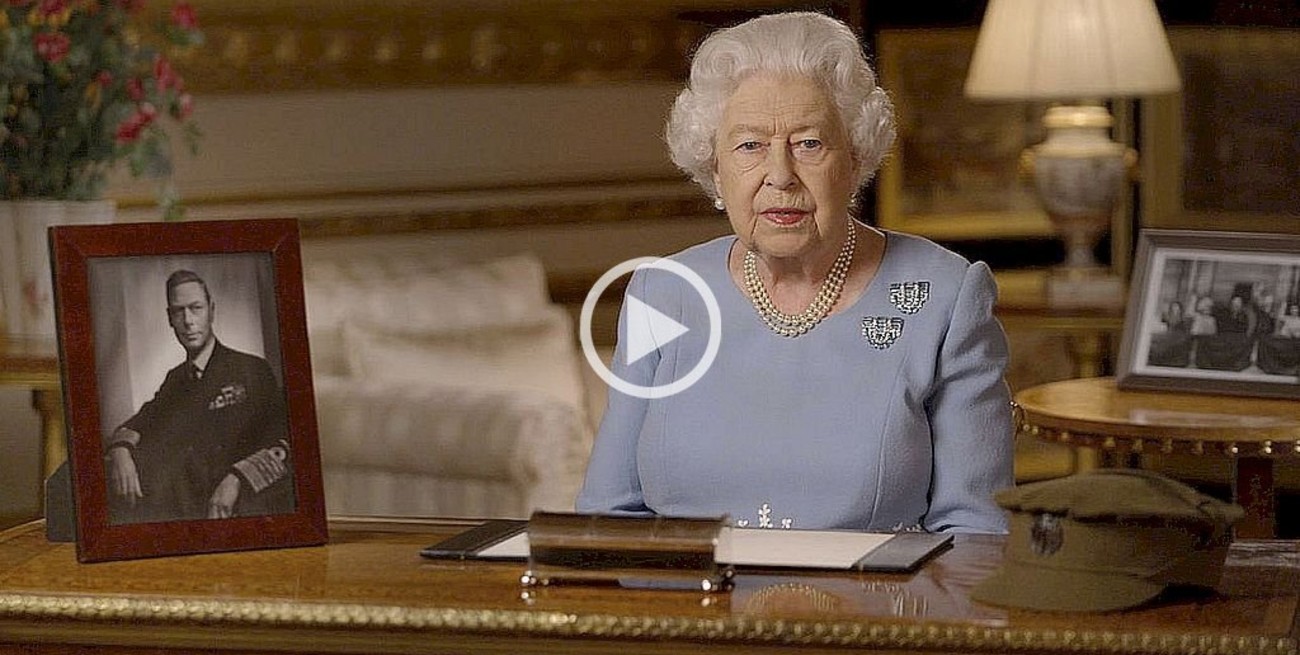Isabel II emitió un discurso extraordinario en el 75° aniversario del fin de la Segunda Guerra Mundial