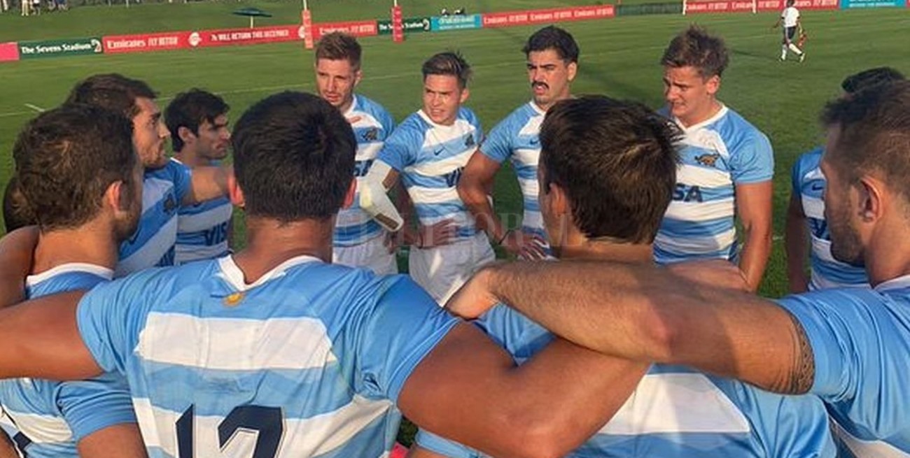 Los Pumas 7's arrancaron con tres triunfos en el Seven de Dubai