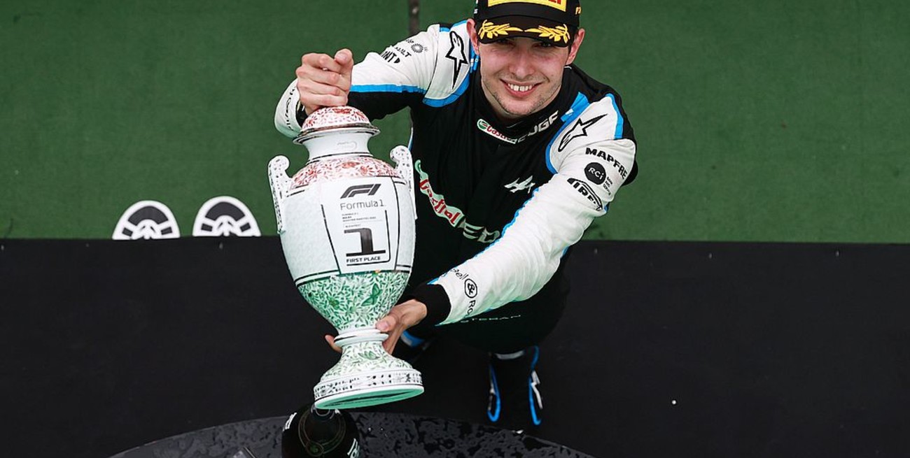 El francés Ocon ganó el GP de Hungria tras un inicio accidentado y con seis abandonos