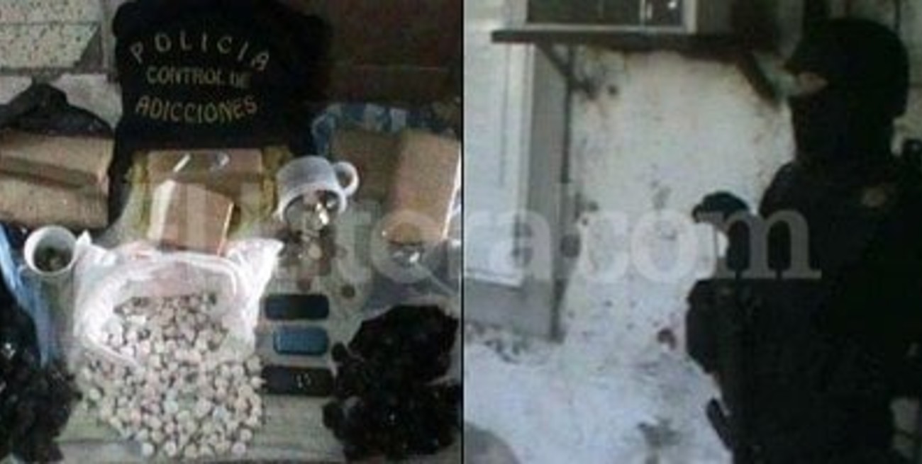 Desbarataron un kiosco de cocaína y marihuana en Villa del Parque