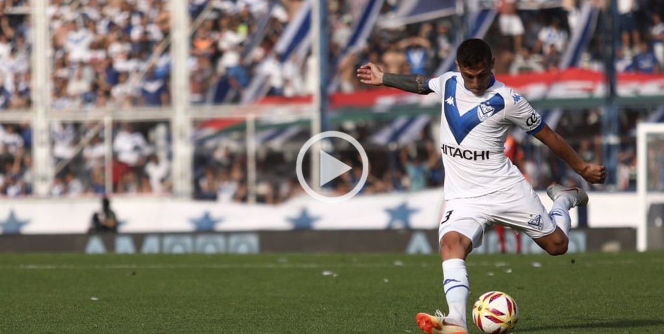 Con un golazo de Cufré, Vélez le ganó a Belgrano