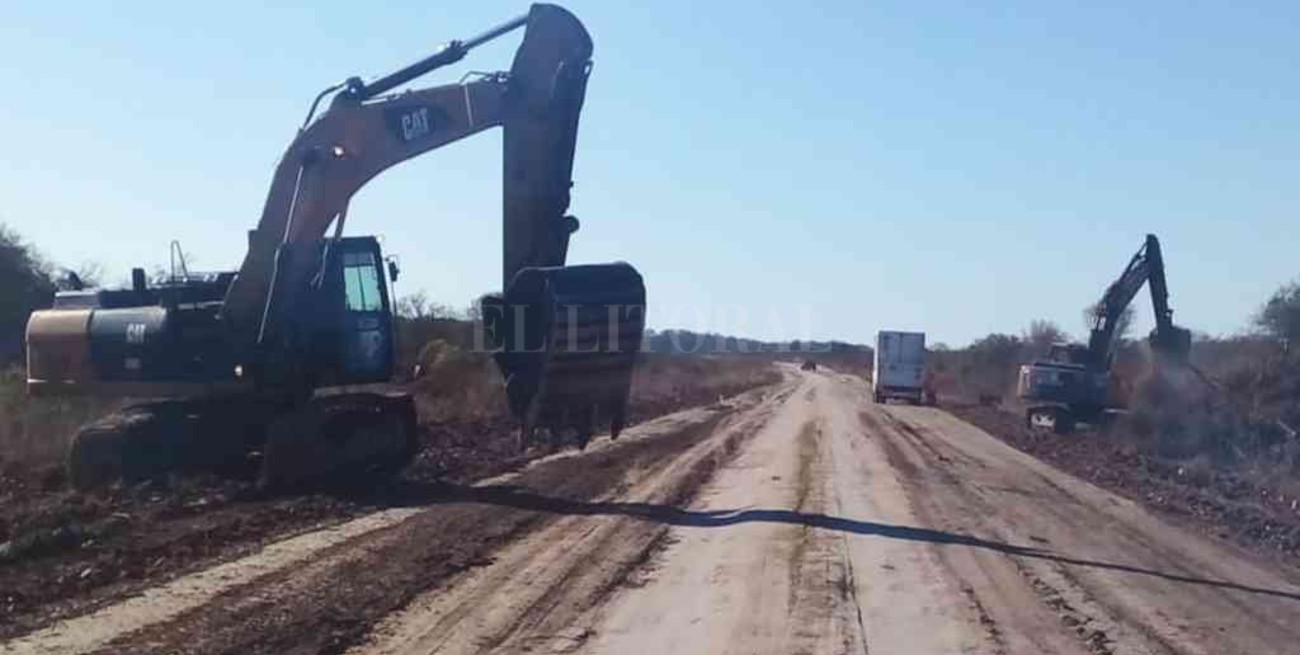 Avanzan obras viales en los departamentos Vera y San Javier