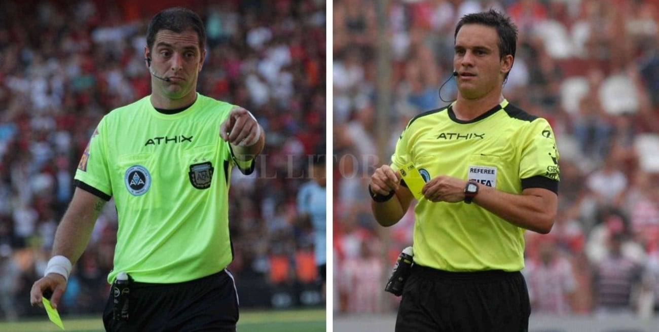 Echenique y Loustau los árbitros de Unión y Colón