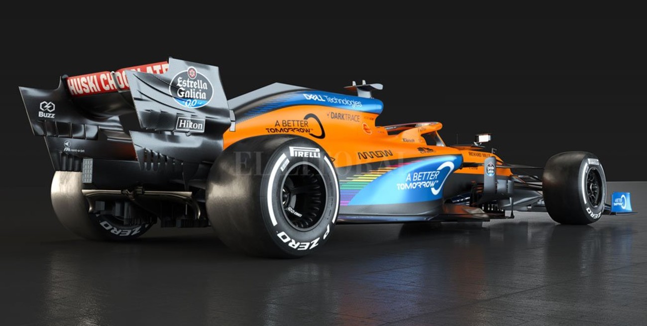 Fórmula Uno: McLaren presentó su nuevo modelo de auto