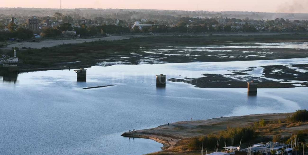El Río Paraná ya mide por debajo de cero en Santa Fe