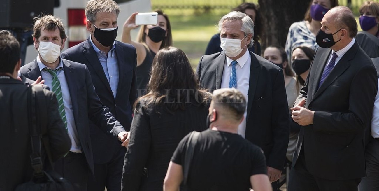 La foto con el presidente