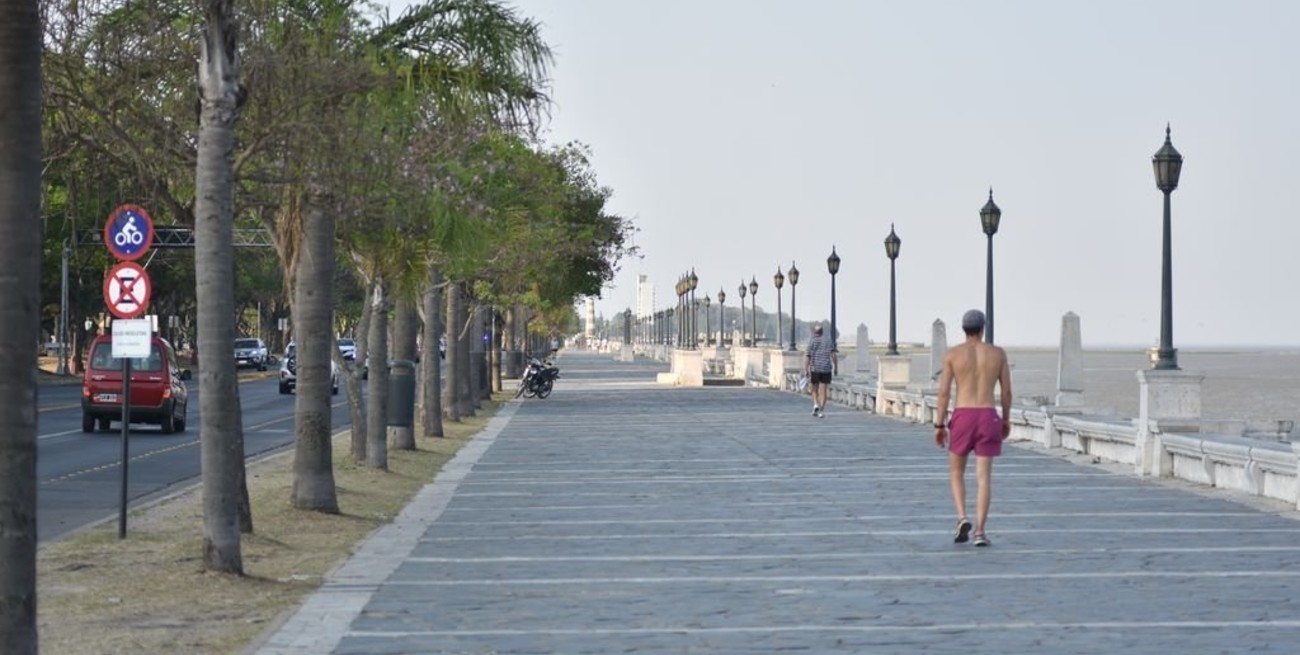 Lunes con mucho calor en la ciudad de Santa Fe