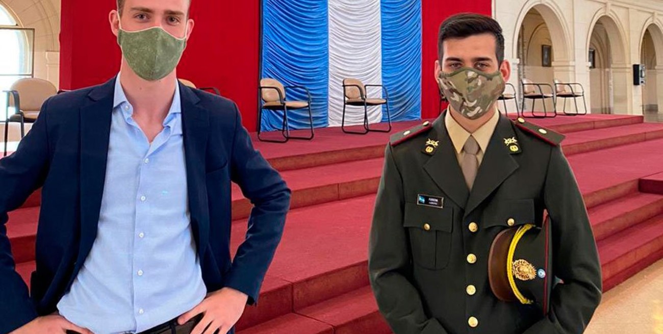 Santafesino y liceísta: un nuevo oficial del ejército 
