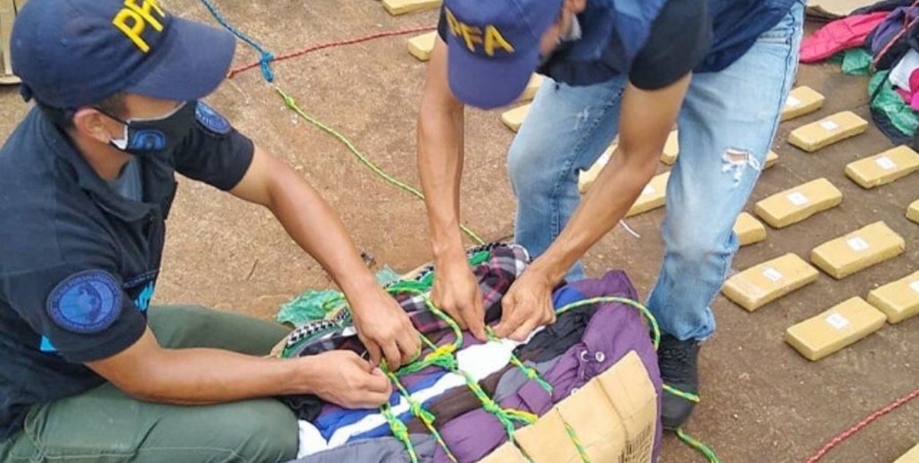 Secuestran más de 180 kilos de marihuana en Puerto Iguazú