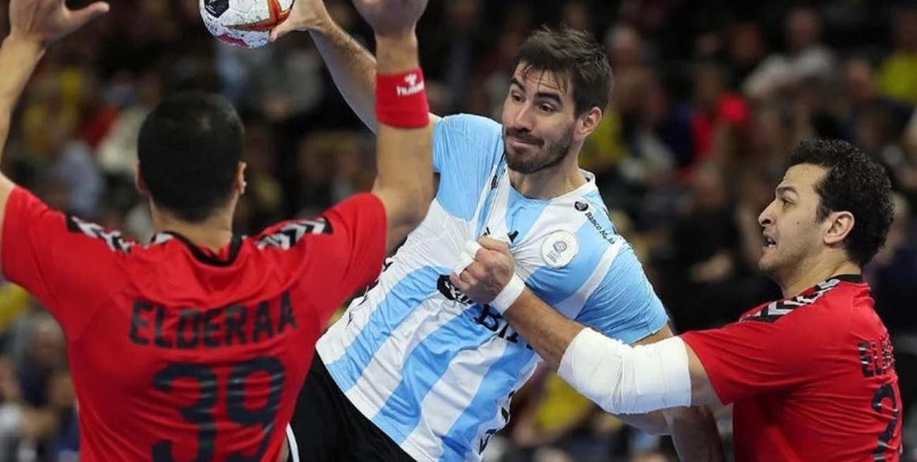 Argentina cayó ante Egipto y complicó sus chances en el Mundial de Handball