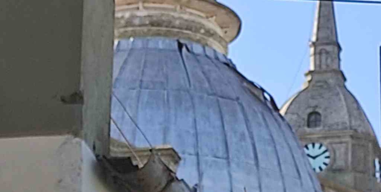 Santo Tomé: está en riesgo la cúpula del templo de la Inmaculada Concepción